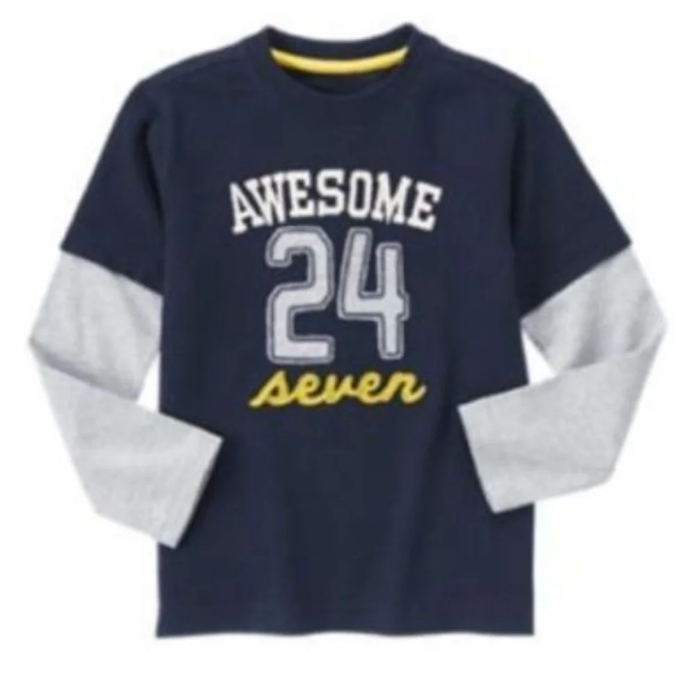 Gymboree Boy Shirt Long Sleeve‎ Tee Bundle Lot 4 4T